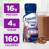 image:imageEnsure High Protein Bottled Vanilla Nutrition Shake with Fiber Ready to Drink 16g Protein and 27 Vitamins and Minerals 8 fl oz 24 PackChocolate