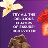 image:imageEnsure High Protein Bottled Vanilla Nutrition Shake with Fiber Ready to Drink 16g Protein and 27 Vitamins and Minerals 8 fl oz 24 PackVanilla