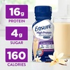 image:imageEnsure High Protein Bottled Vanilla Nutrition Shake with Fiber Ready to Drink 16g Protein and 27 Vitamins and Minerals 8 fl oz 24 PackVanilla
