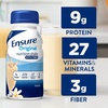 image:imageEnsure Original Vanilla Nutrition Shake With Fiber  Small Meal Replacement Shake  Ready to Drink  9g Protein 27 Vitamins and Minerals  8 fl oz  24 PackVanilla