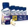 image:imageEnsure High Protein Bottled Vanilla Nutrition Shake with Fiber Ready to Drink 16g Protein and 27 Vitamins and Minerals 8 fl oz 24 PackVanilla