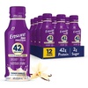 image:imageEnsure Max Protein Shake  42g Complete Protein  Milk Chocolate  Ready to Drink  High Protein  23 Vitamins amp Minerals  2g Sugar  14 fl oz 12 PackFrench Vanilla