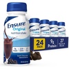 image:imageEnsure Original Coffee Latte Nutrition Shake  Small Meal Replacement Shake  Ready To Drink  9g Protein 27 Vitamins and Minerals  8 fl oz  24 PackDark Chocolate