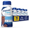 image:imageEnsure Original Milk Chocolate Nutrition Shake  Small Meal Replacement Shake  Ready To Drink  9g Protein 27 Vitamins and Minerals  8 fl oz  16 Pack