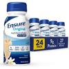 image:imageEnsure Original Vanilla Nutrition Shake With Fiber  Small Meal Replacement Shake  Ready to Drink  9g Protein 27 Vitamins and Minerals  8 fl oz  24 PackVanilla