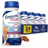 image:imageEnsure Plus Strawberry Nutrition Shake  Meal Replacement Shake  Ready To Drink  16g Protein and 27 Vitamins and Minerals  8 fl oz  24 PackButter Pecan