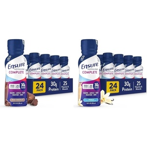 image:imageEnsure COMPLETE Nutrition Shake with 30g Protein Immune Health Nutrients Chocolate and Vanilla Flavors Pack of 24 10 fl oz