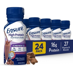 image:imageEnsure High Protein Strawberry Nutrition Shake Ready to Drink 16g Protein and 27 Vitamins and Minerals 8 fl oz 24 PackChocolate