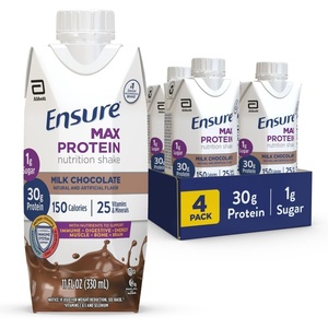 image:imageEnsure Max Protein Shake  Cafe Mocha  Ready to Drink  30g Protein for Muscle Health  1g Sugar 4g Fiber  11 fl oz 4 PackChocolate