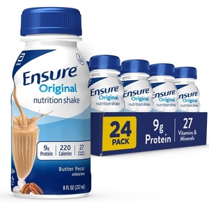 image:imageEnsure Original Coffee Latte Nutrition Shake  Small Meal Replacement Shake  Ready To Drink  9g Protein 27 Vitamins and Minerals  8 fl oz  24 PackButter Pecan