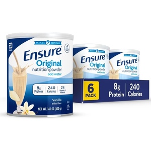 image:imageEnsure Original Nutrition Powder  Vanilla Protein Powder  Small Meal Replacement Shake Mix  8g Protein 24 Vitamins amp Minerals  Immune Health  141 oz pack of 6141 Ounce Pack of 6